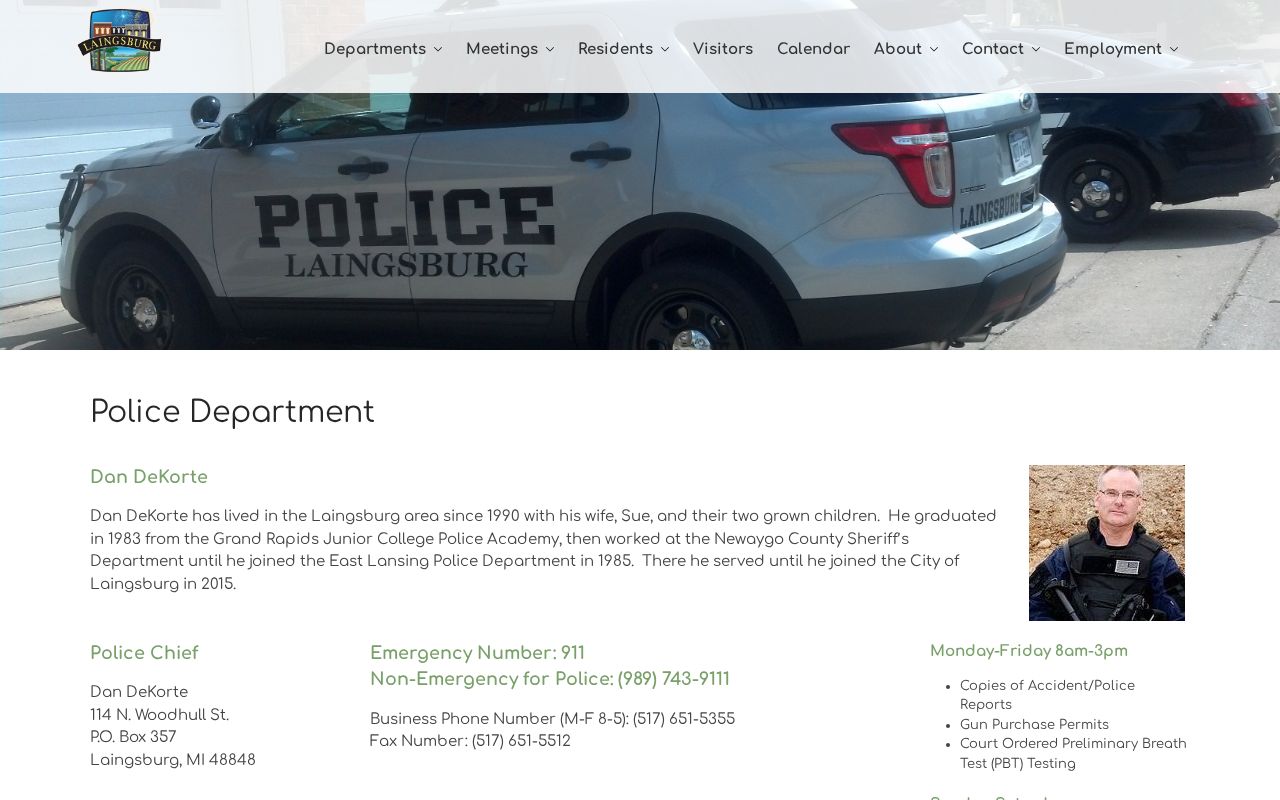 Shiawassee County most wanted list: Laingsburg police department contact and hours